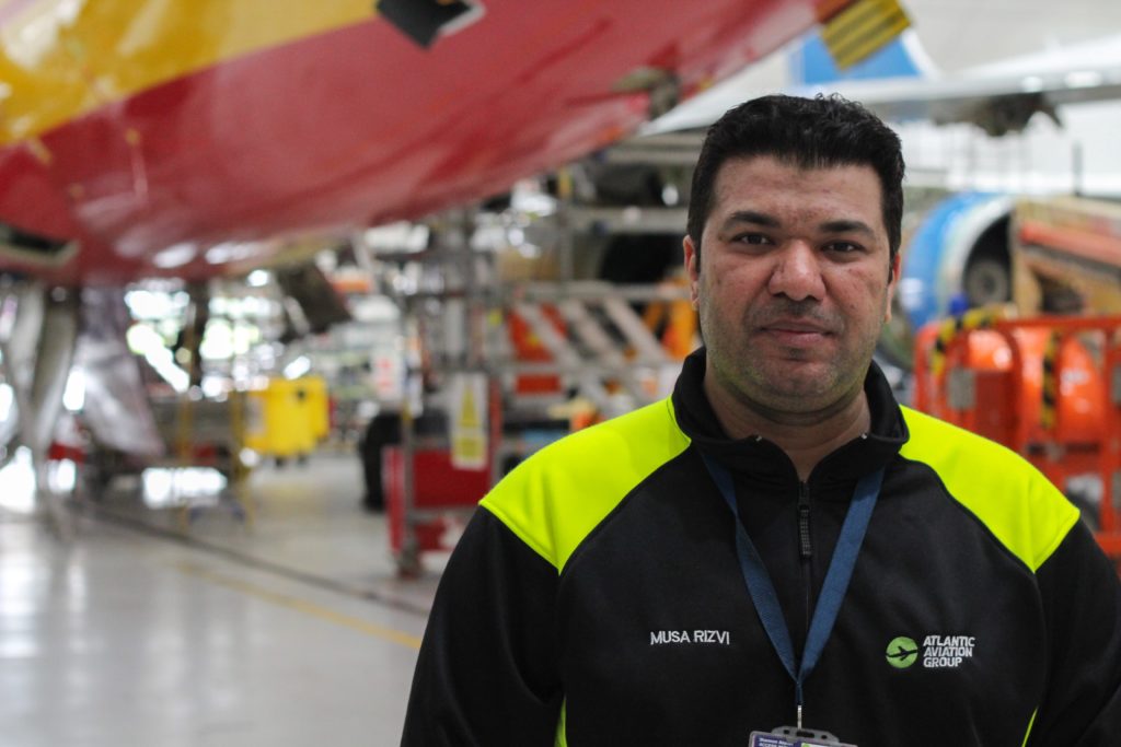 Meet Musa Rizvi, Aircraft Mechanic