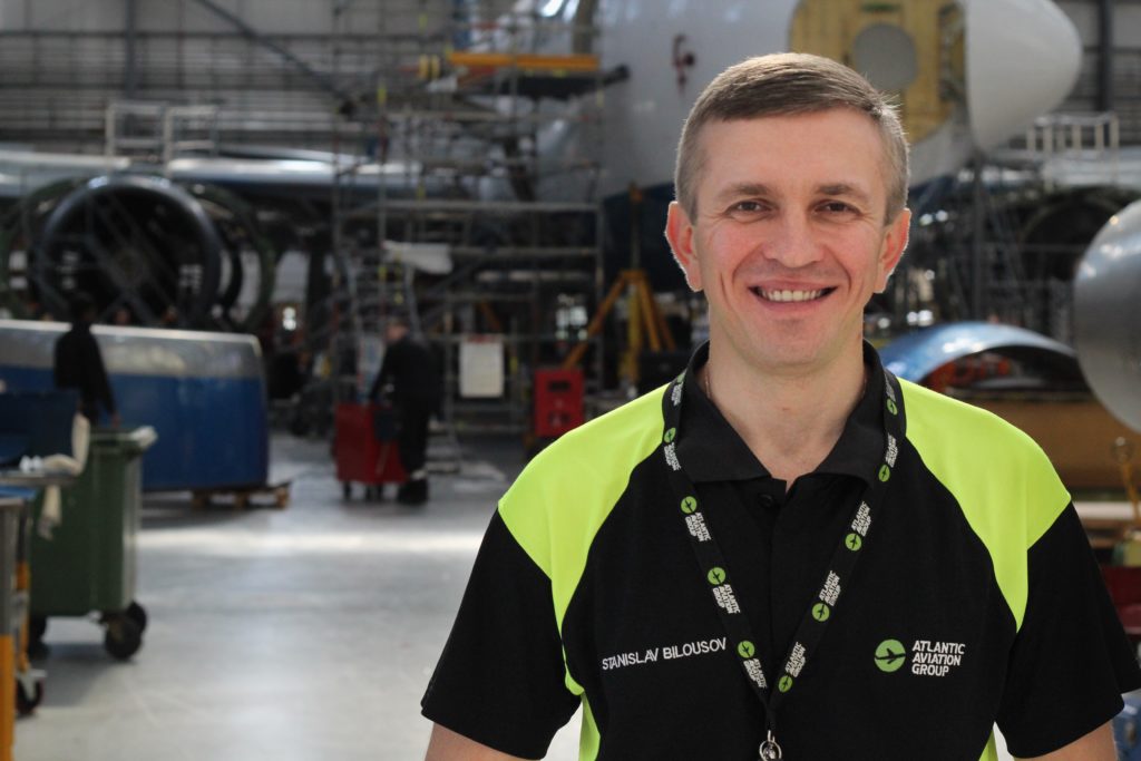 Meet Stanislav Bilousov, Aircraft Maintenance Mechanic